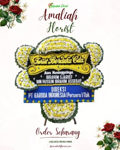 Papan Bunga Duka di Singajaya