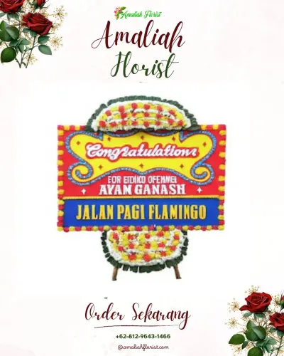 Bunga Papan Congratulation di Singajaya
